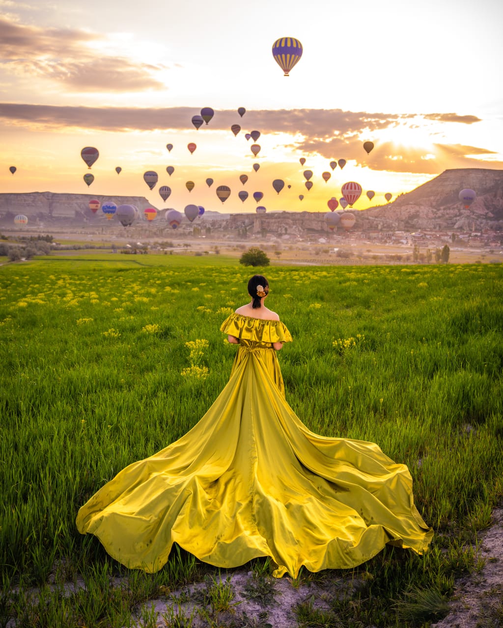 Uçuşan Elbise Gün Doğumu - 4